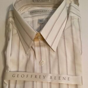 NEW! GEOFFREY BEENE… Men’s long sleeve dress shirt, size 16-1/2”.